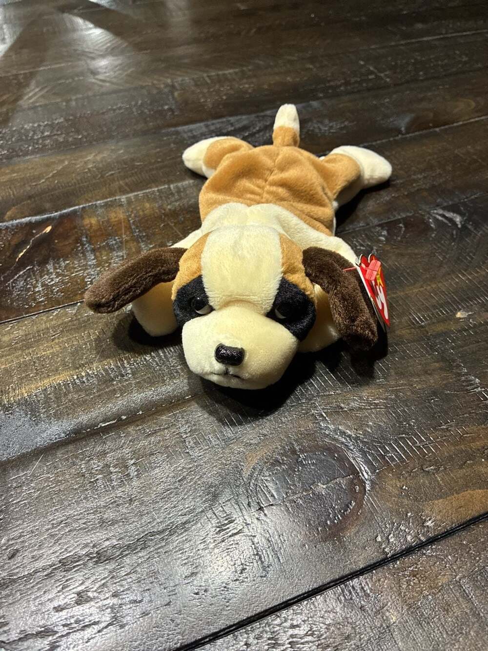 Ty Beanie Baby Bernie The St Bernard Dog 1996 Plush Toy Mint With Tags